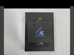 पुनर्नवीनीकरण सामग्री कस्टम आयाम चुंबकीय ढक्कन के साथ पुस्तक के आकार का पैकेजिंग उपहार बॉक्स