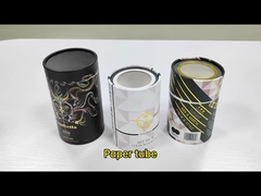 कस्टम लोगो गोल बेलनाकार कैनस्टर कॉस्मेटिक के लिए कार्डबोर्ड बेलनाकार बॉक्स