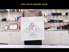 लक्जरी फेशियल क्लींजिंग मालिशर पेपर पैकिंग 2 टुकड़े मजबूत लिफ्ट बंद ढक्कन उपहार बॉक्स