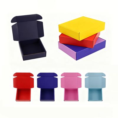 कस्टम 13*13*3cm नालीदार पेपर बॉक्स छोटे रंगीन मेलिंग परिधान चमकदार फाड़ना मोमबत्ती शिपिंग के लिए पुनर्नवीनीकरण सामग्री