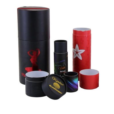 10ml 30ml 50ml ट्यूब पैकेजिंग बॉक्स मोमबत्तियों के लिए गोल सिलेंडर सौंदर्य प्रसाधन