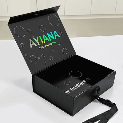 आयताकार लक्जरी चुंबकीय उपहार बॉक्स