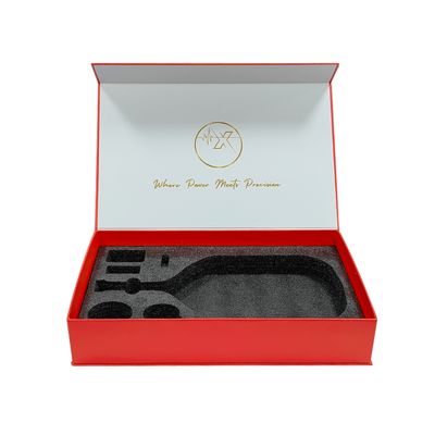 बैडमिंटन और पैडल रैकेट के लिए थोक कस्टम मुद्रित बड़े चुंबकीय बॉक्स पैकेजिंग, लोगो प्रिंटिंग के साथ बड़े उपहार बॉक्स