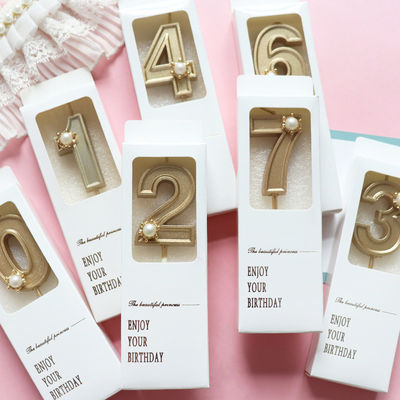 अनुकूलित रंग बॉक्स मुद्रण संख्या केक जन्मदिन मोमबत्ती उपहार बॉक्स Klein छोटे उपहार बॉक्स