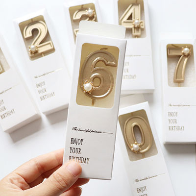 अनुकूलित रंग बॉक्स मुद्रण संख्या केक जन्मदिन मोमबत्ती उपहार बॉक्स Klein छोटे उपहार बॉक्स