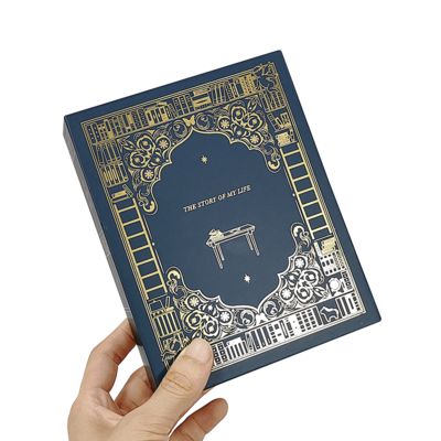 कस्टम मुद्रित लक्जरी पुस्तक आकार उपहार बॉक्स ब्रांड मोमबत्तियों के लिए पैकेजिंग प्रीमियम शादी छुट्टी उपहार समाधान