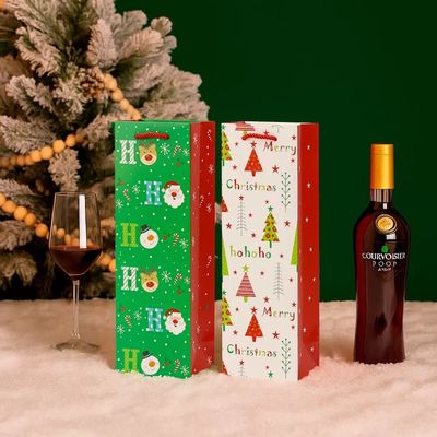 रिबन हैंडल के साथ अनुकूलित छोटे व्यक्तिगत क्रिसमस पेपर लक्जरी शॉपिंग पेपर बैग