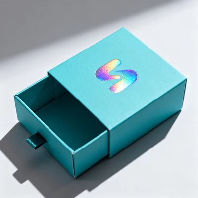 थोक लक्जरी स्क्वायर पैटर्न दराज स्लाइड व्हाइट कार्डबोर्ड गिफ्ट पैकेजिंग ज्वेलरी बॉक्स