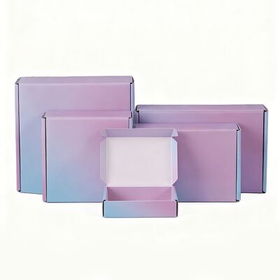 कस्टम बायोडिग्रेडेबल नालीदार कार्डबोर्ड उपहार बॉक्स छोटे लक्जरी मेलर पैकेजिंग पेपर बॉक्स