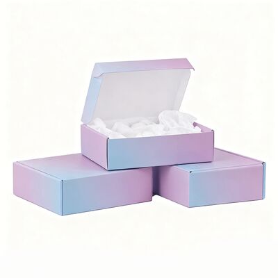 कस्टम बायोडिग्रेडेबल नालीदार कार्डबोर्ड उपहार बॉक्स छोटे लक्जरी मेलर पैकेजिंग पेपर बॉक्स