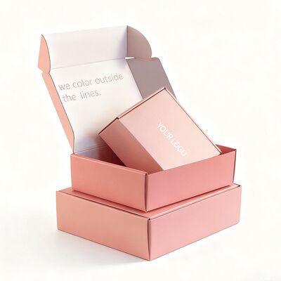 कस्टम फोल्डिंग गुलदस्ता गुलाबी कार्डबोर्ड उपहार बॉक्स कस्टम लोगो पैकेजिंग स्वीकार करता है