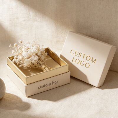 Custom Rigid Cardboard Paper Boxes Lid and Bottom Lid Plush Doll Paper Luxury Packaging Gifts Box